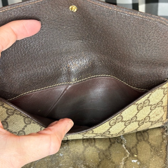 Gucci Sherry Line Vintage Wallet PROJECT WALLET - Picture 7 of 13